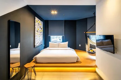 Executive Double Nest – Kostenlose Wäscherei, Minibar — The Hammock Hotel Ben Thanh
